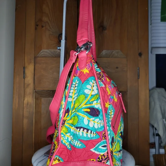 Vera Bradley Floral Pink Shoulder Bag - Picture 13 of 17